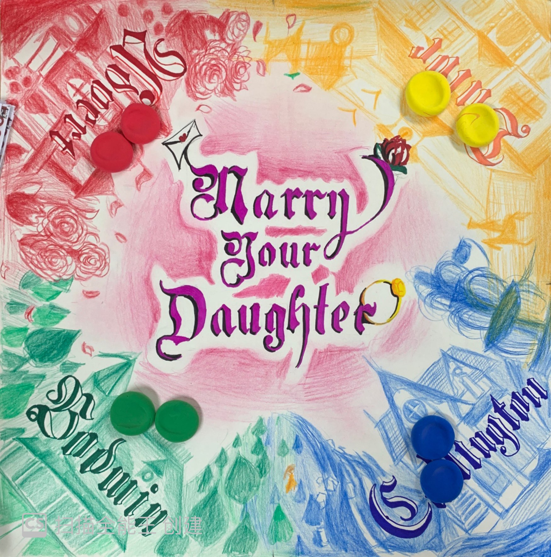 Self-designed Board Game: Marry Your Daughter