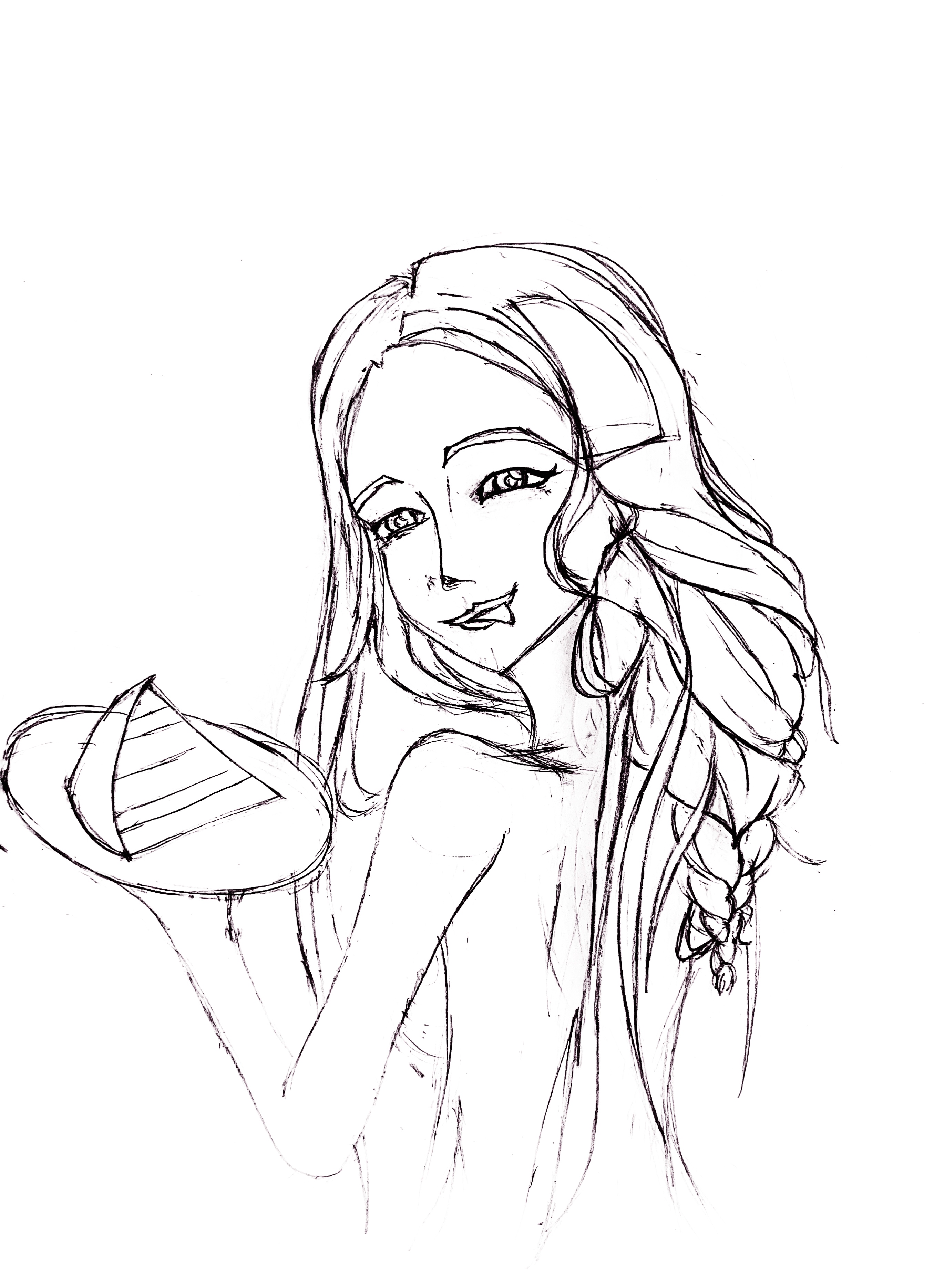 Metafatanoy-character from novel The Delicious Phytoanthrope (Sketch)